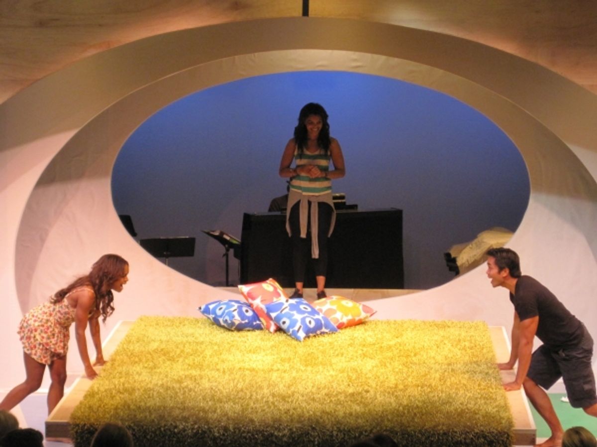 Krystal Joy Brown, Sasha Sloan, Jose Llana at 